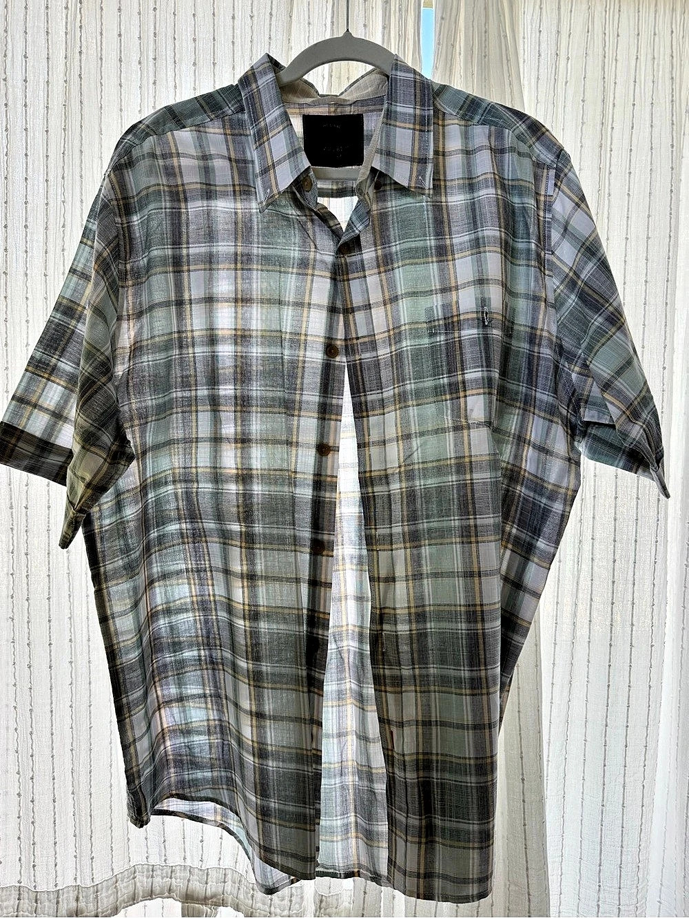 Weatherproof Men's Plaid Cotton Shirt
